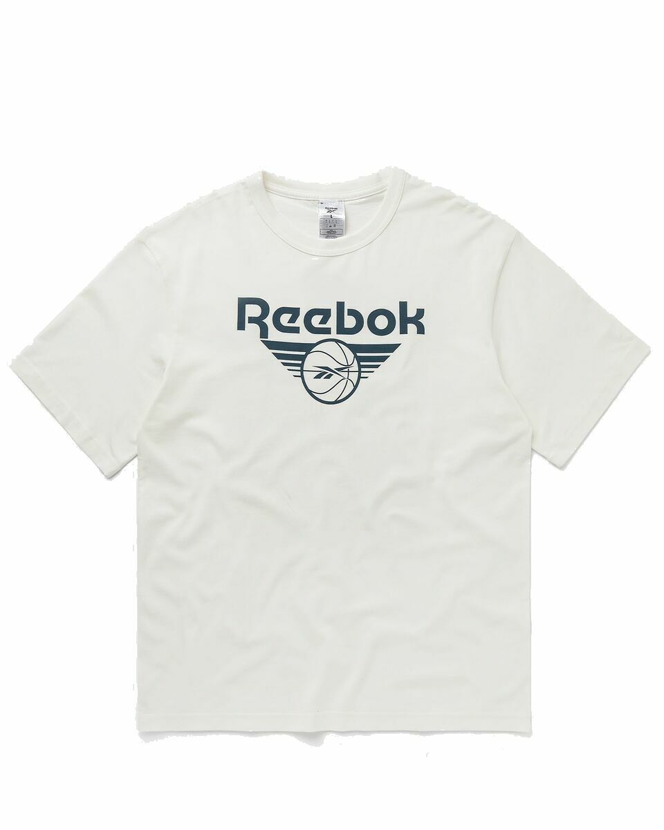 Photo: Reebok Bb Brand Graphic Tee White - Mens - Shortsleeves