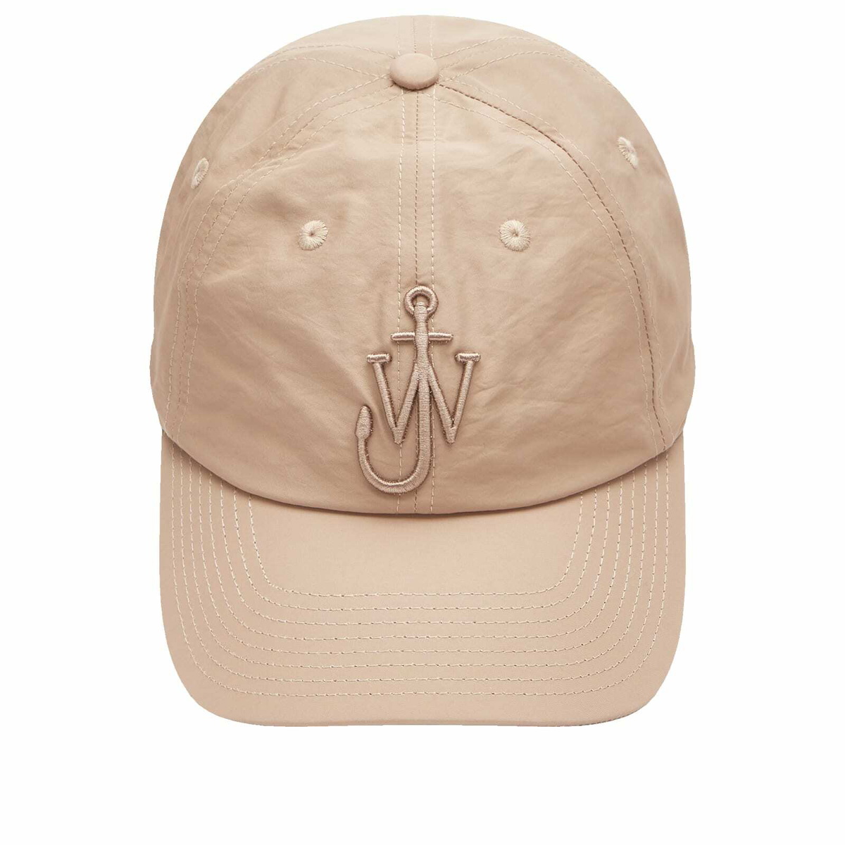 JW Anderson Men's Nylon Baseball Cap in Taupe 