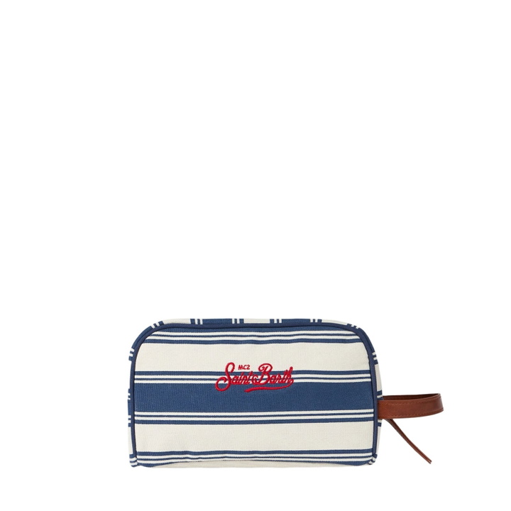 Photo: MC2 Saint Barth Striped Cotton Canvas Case