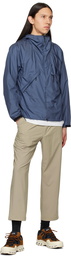 Goldwin Khaki One Tuck Trousers