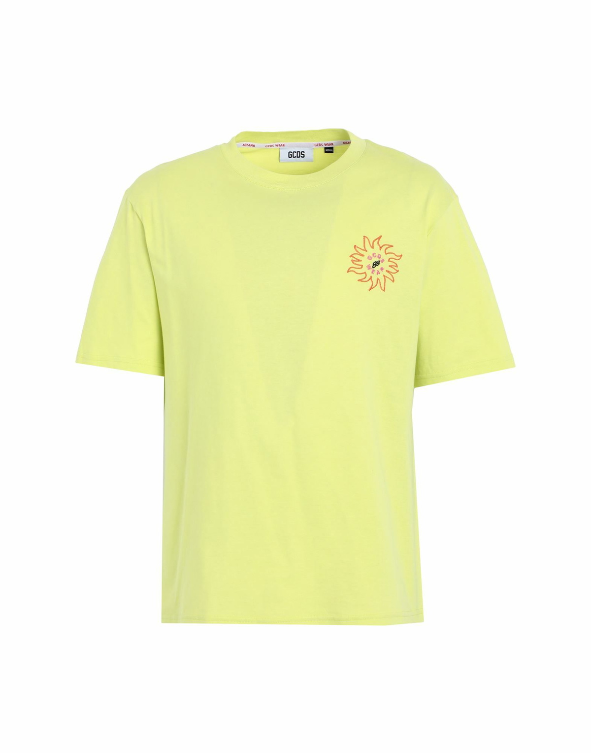 Gcds Mens T-shirt in Lime green