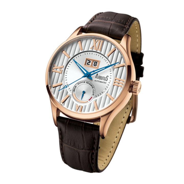 Photo: Arbutus Automatic White Dial Mens Watch AR915RWF