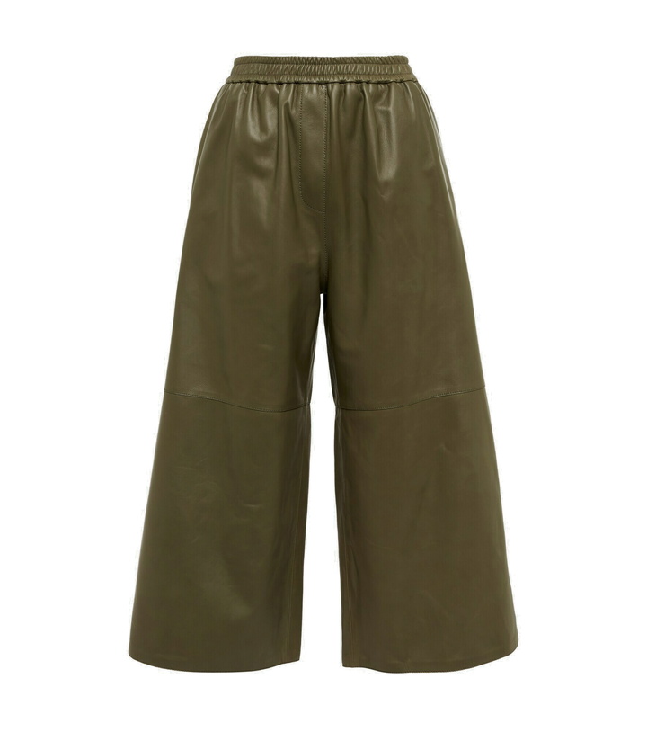 Photo: Loewe - Leather culottes