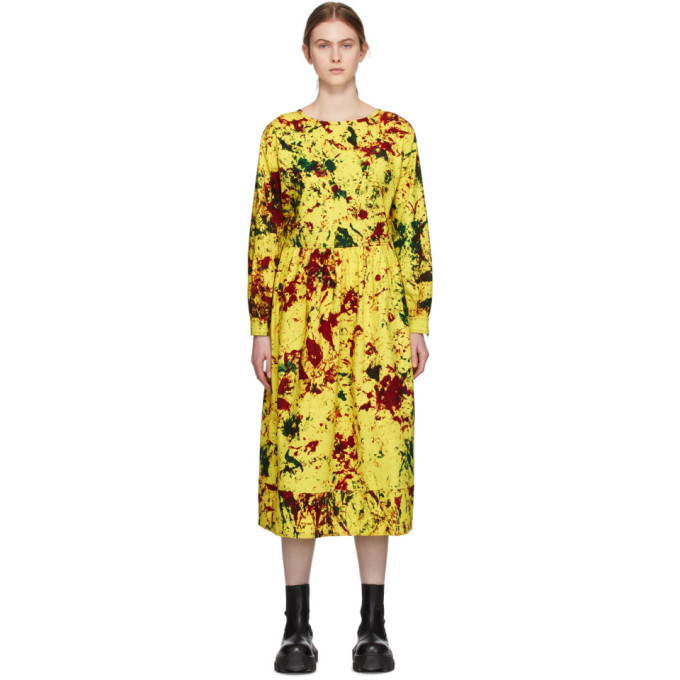 Photo: S.R. STUDIO. LA. CA. Yellow Cotton Long Sleeve Summer Dress