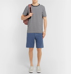 NN07 - Emil Garment-Dyed Linen Drawstring Shorts - Men - Blue