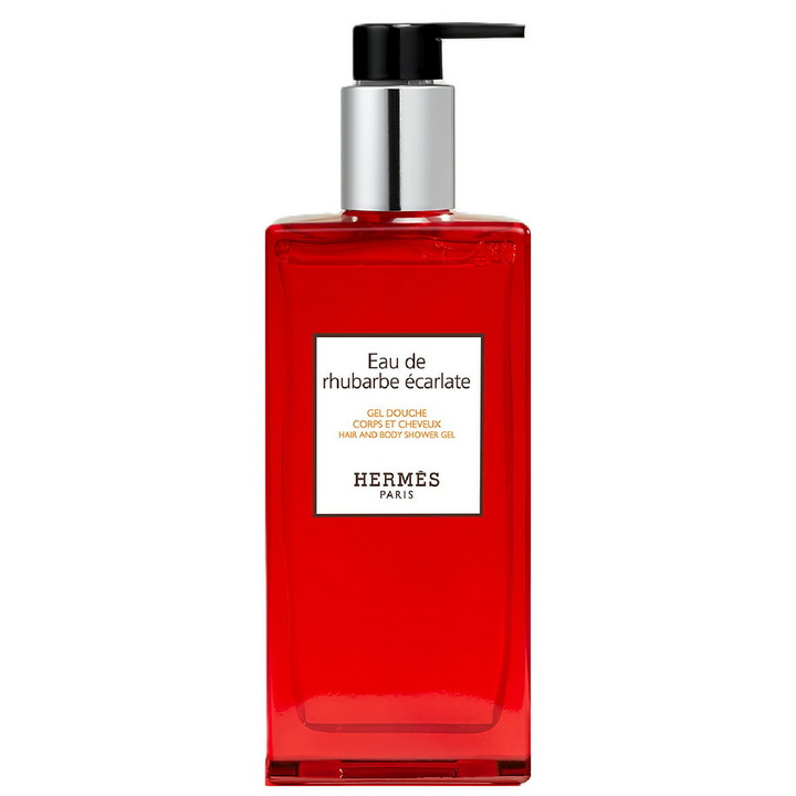 Photo: Hermes Eau De Rhubarbe Ecarlate Shower Gel 6.7 oz Bath & Body 3346130010548