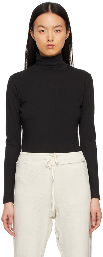 Photo: Raquel Allegra Black Jersey Turtleneck
