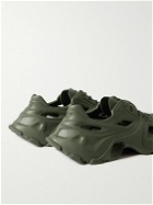 Balenciaga - HD Logo-Debossed Cutout Rubber Sneakers - Green