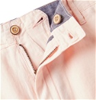 Faherty - Malibu Slub Linen and Cotton-Blend Shorts - Pink