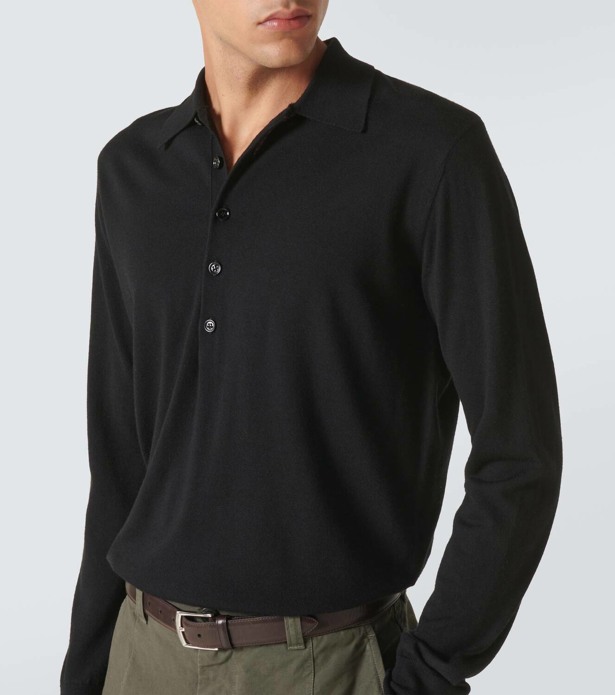 Dries Van Noten Wool polo shirt Dries Van Noten