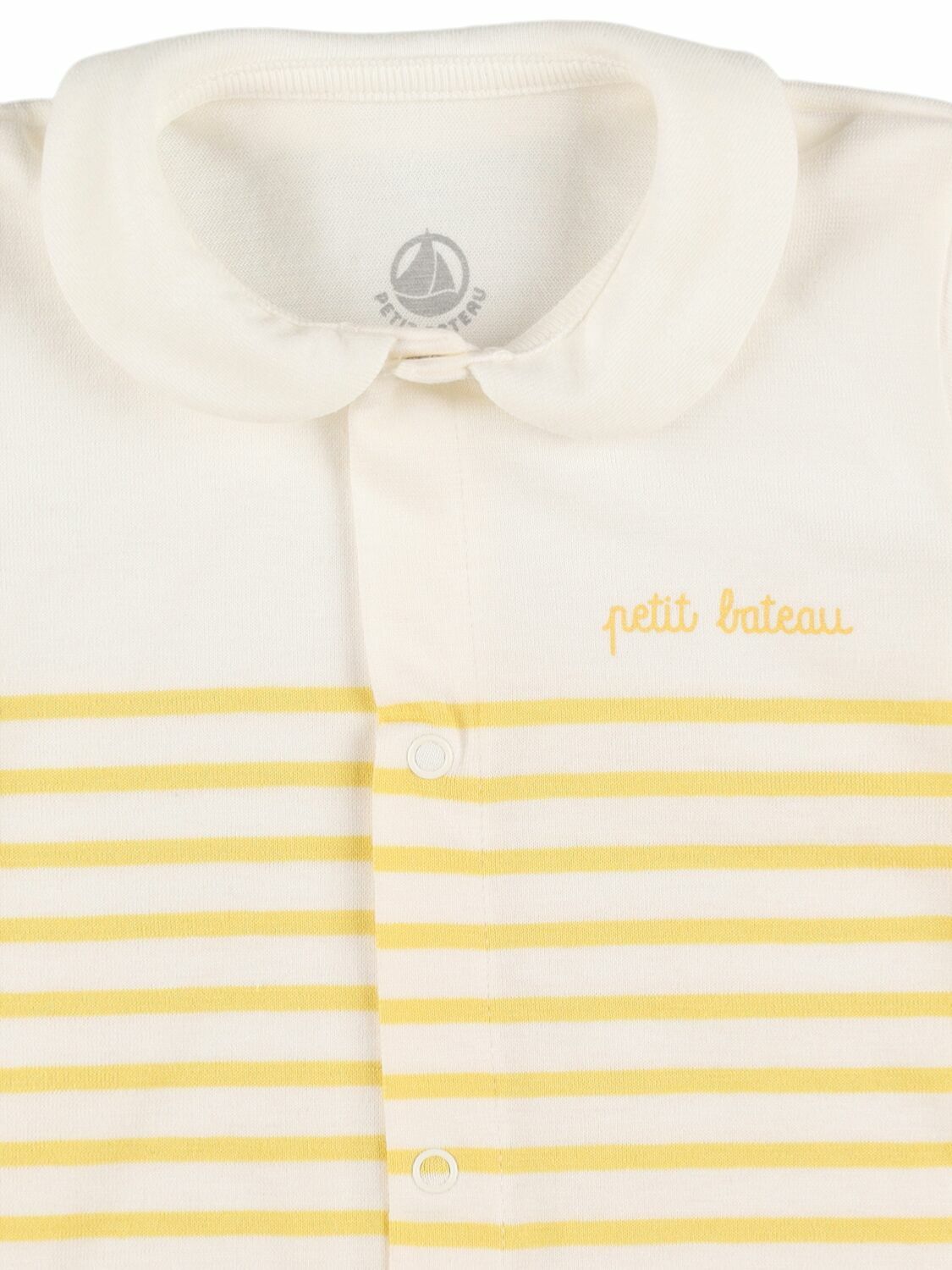 PETIT BATEAU Printed Cotton Jersey Romper & Swaddle