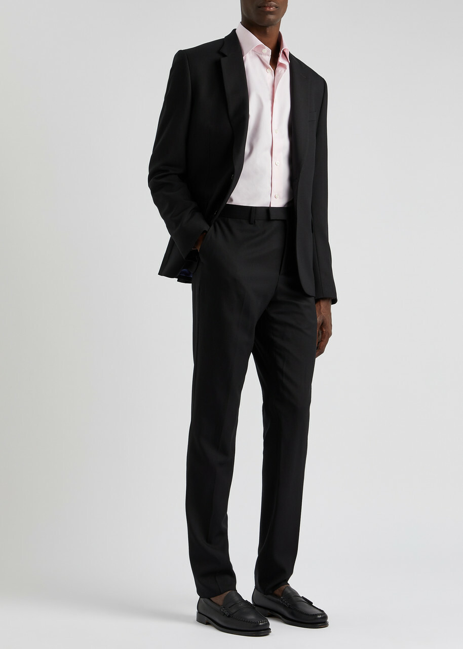 Eton Cotton-twill Shirt Pink