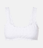 Polo Ralph Lauren Broderie anglaise ruffled bikini top