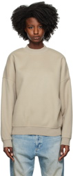 Fear of God Beige Brushed Sweater