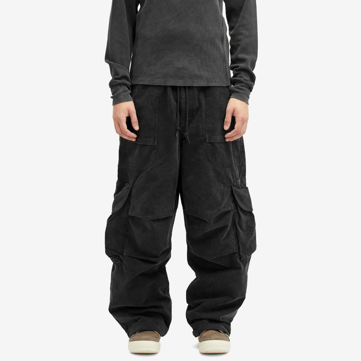 Entire Studios Men's Freight Cargo Trousers in Iron Entire Studios