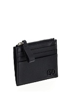Valentino Garavani Leather Zipped Wallet