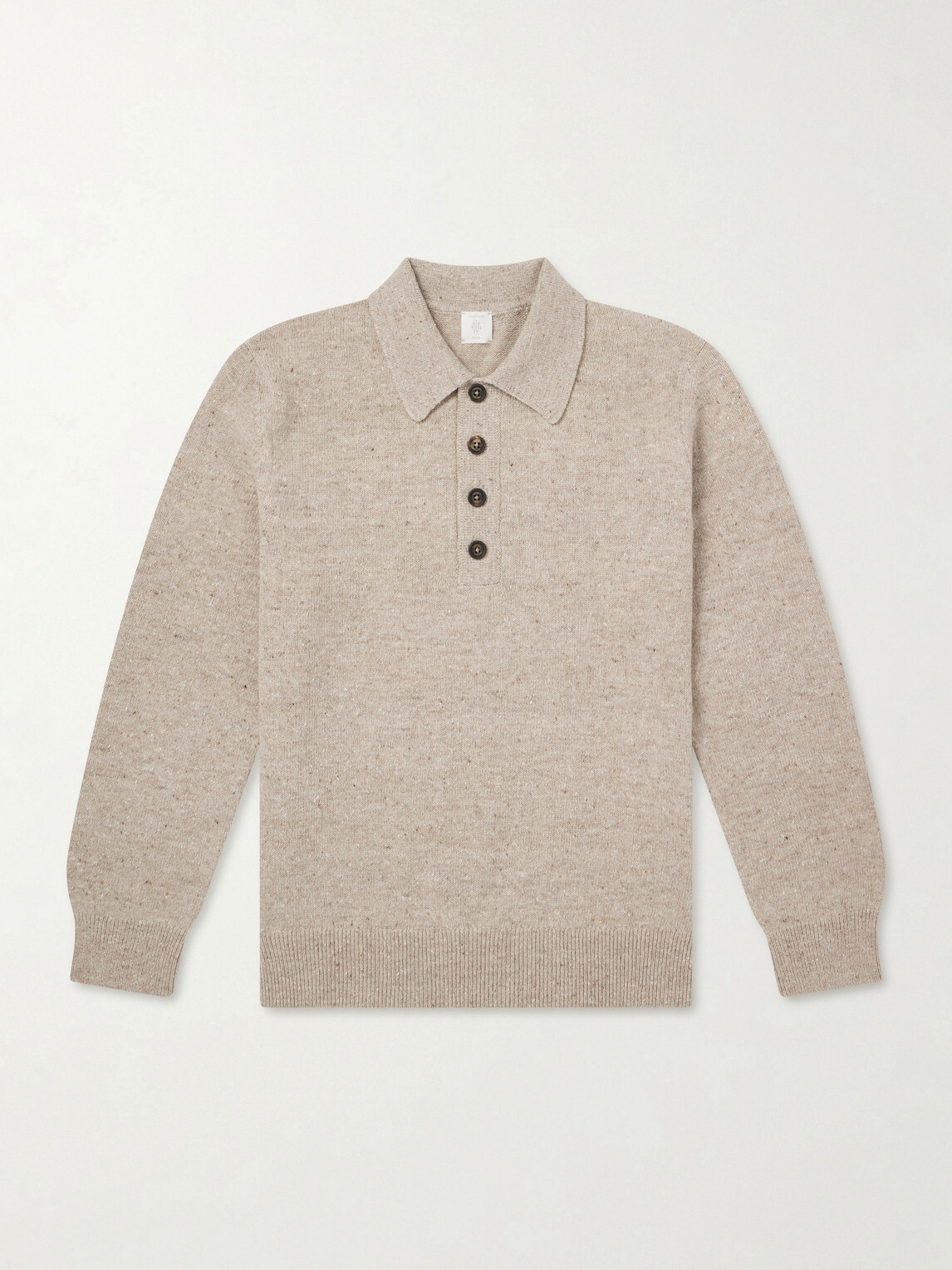 Eleventy - Wool Polo Sweater - Neutrals