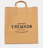 Balenciaga Erewhon leather tote bag