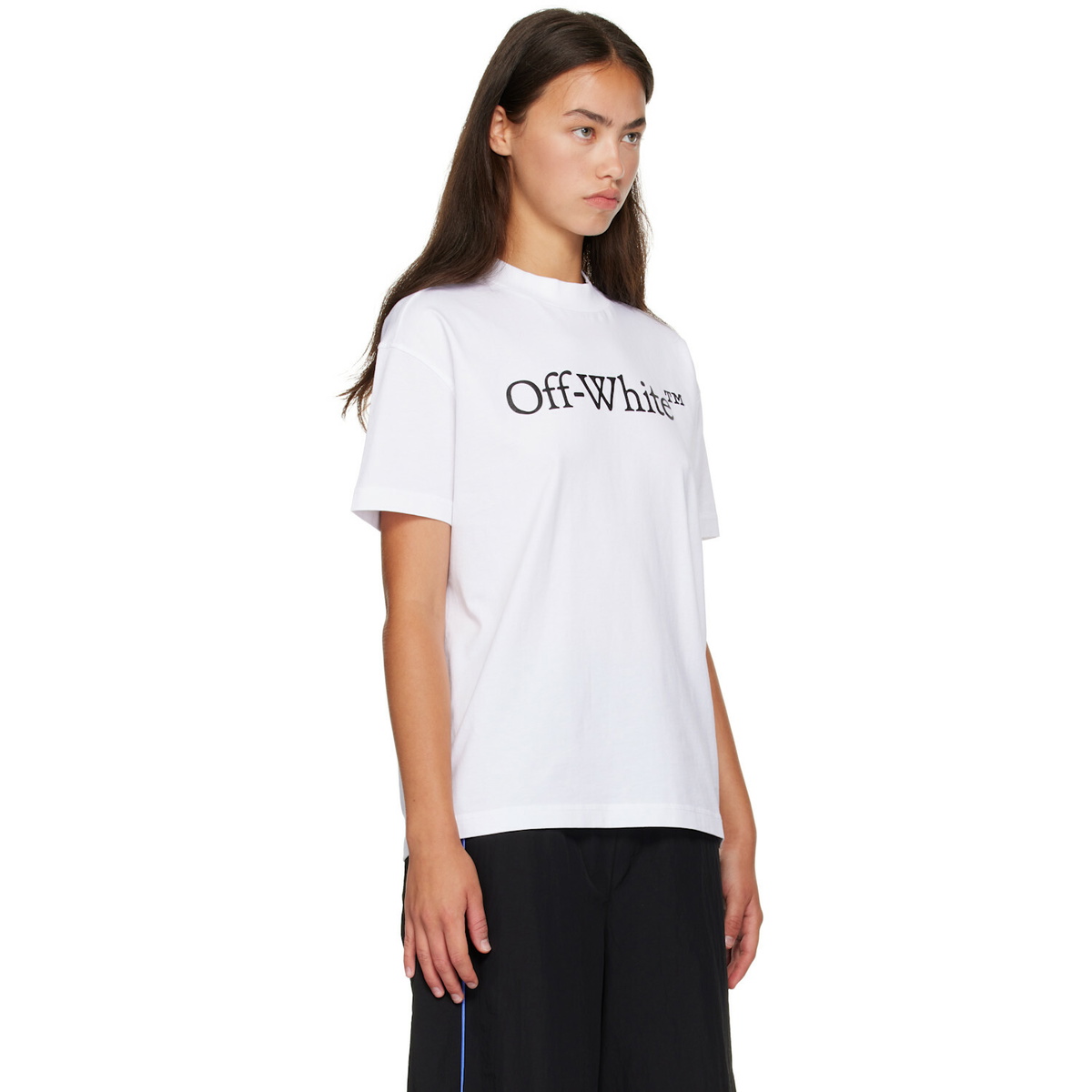 Off-White White Big Logo Bookish T-shirt