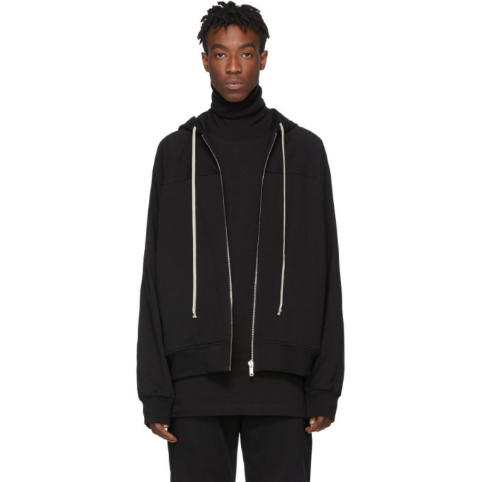 Photo: Rick Owens Black Windbreaker Hoodie