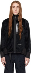 and wander Black High Loft Jacket