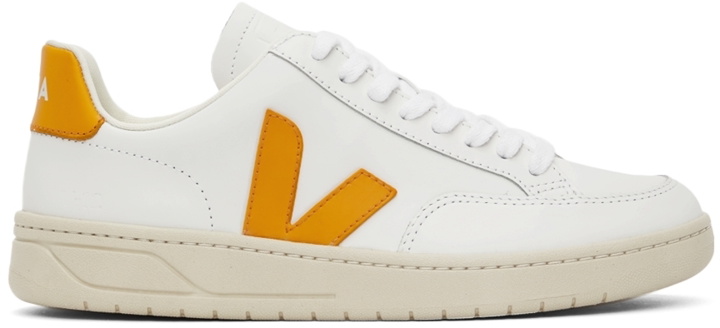 Photo: Veja White & Yellow V-12 Sneakers