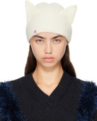 Charles Jeffrey LOVERBOY Off-White Ears Rib Beanie