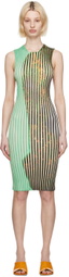 Eckhaus Latta Multicolor Ribboned Midi Dress