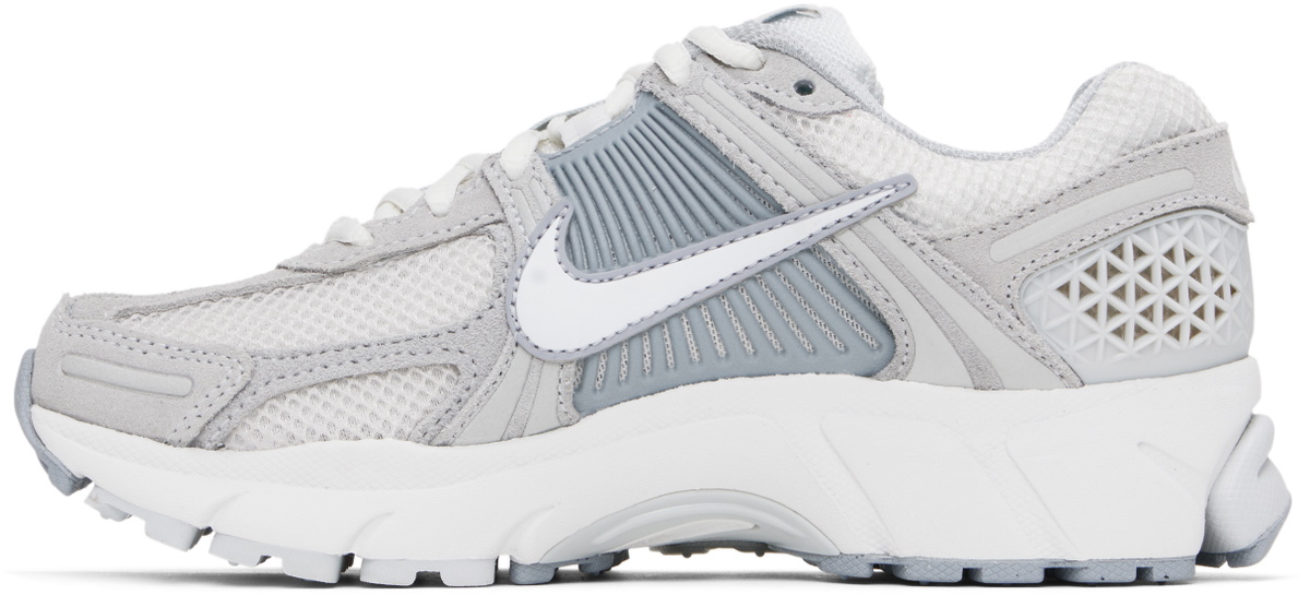 Nike White & Gray Zoom Vomero 5 Sneakers Nike