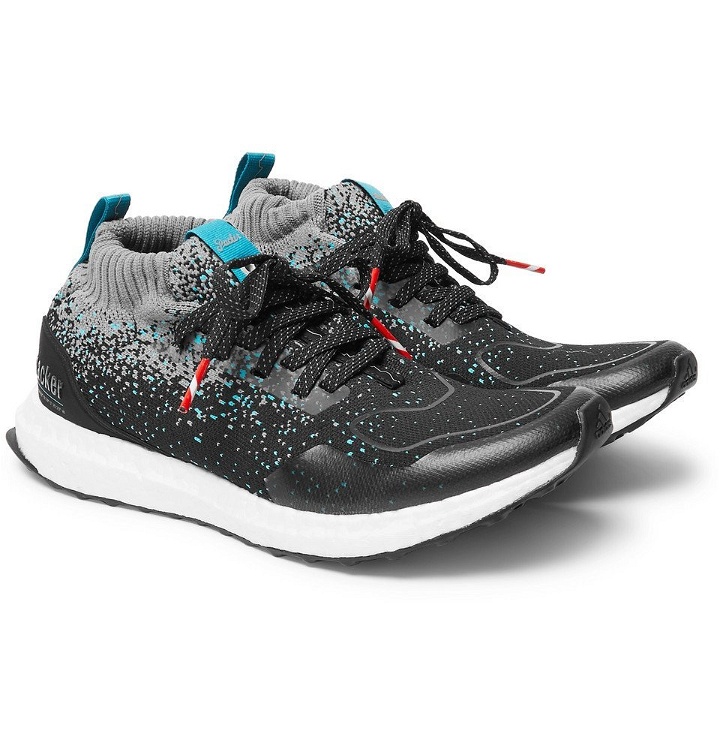 Photo: adidas Consortium - Packer and Solebox UltraBOOST Mid Primeknit Sneakers - Men - Black