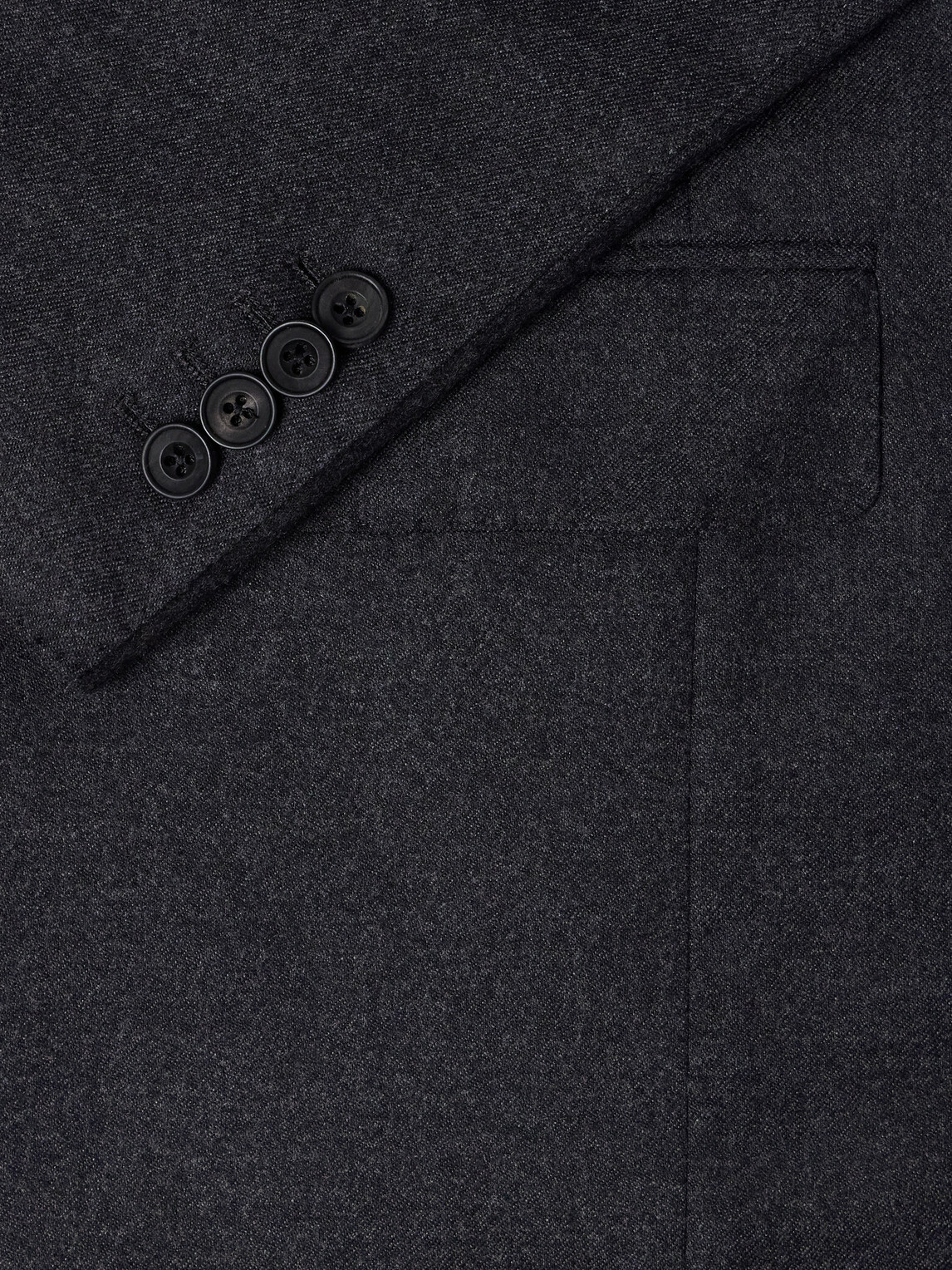 Rubinacci - Double-Breasted Virgin Wool-Twill Blazer - Gray