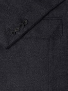 Rubinacci - Double-Breasted Virgin Wool-Twill Blazer - Gray