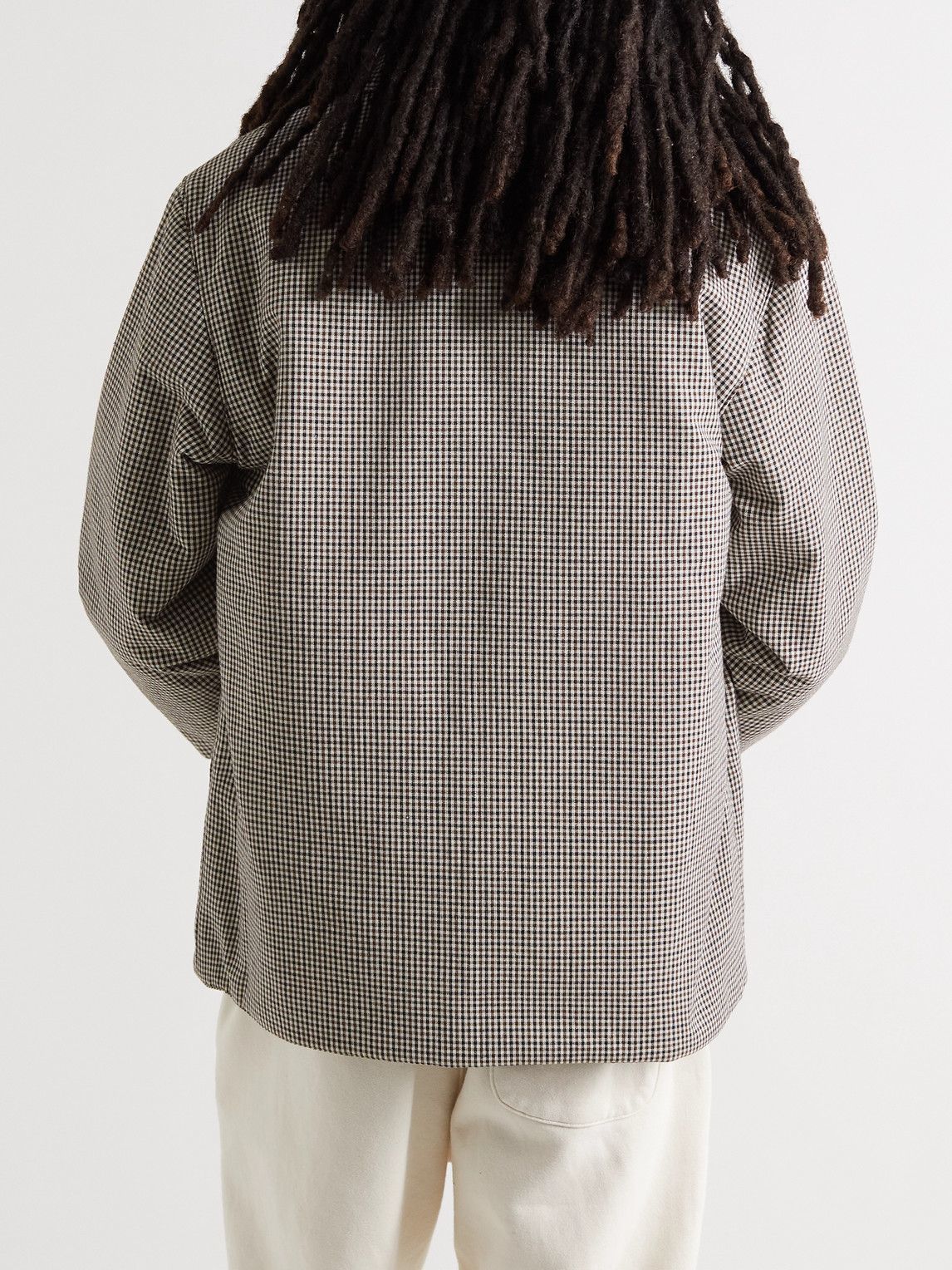 Padded checked outlet jacket