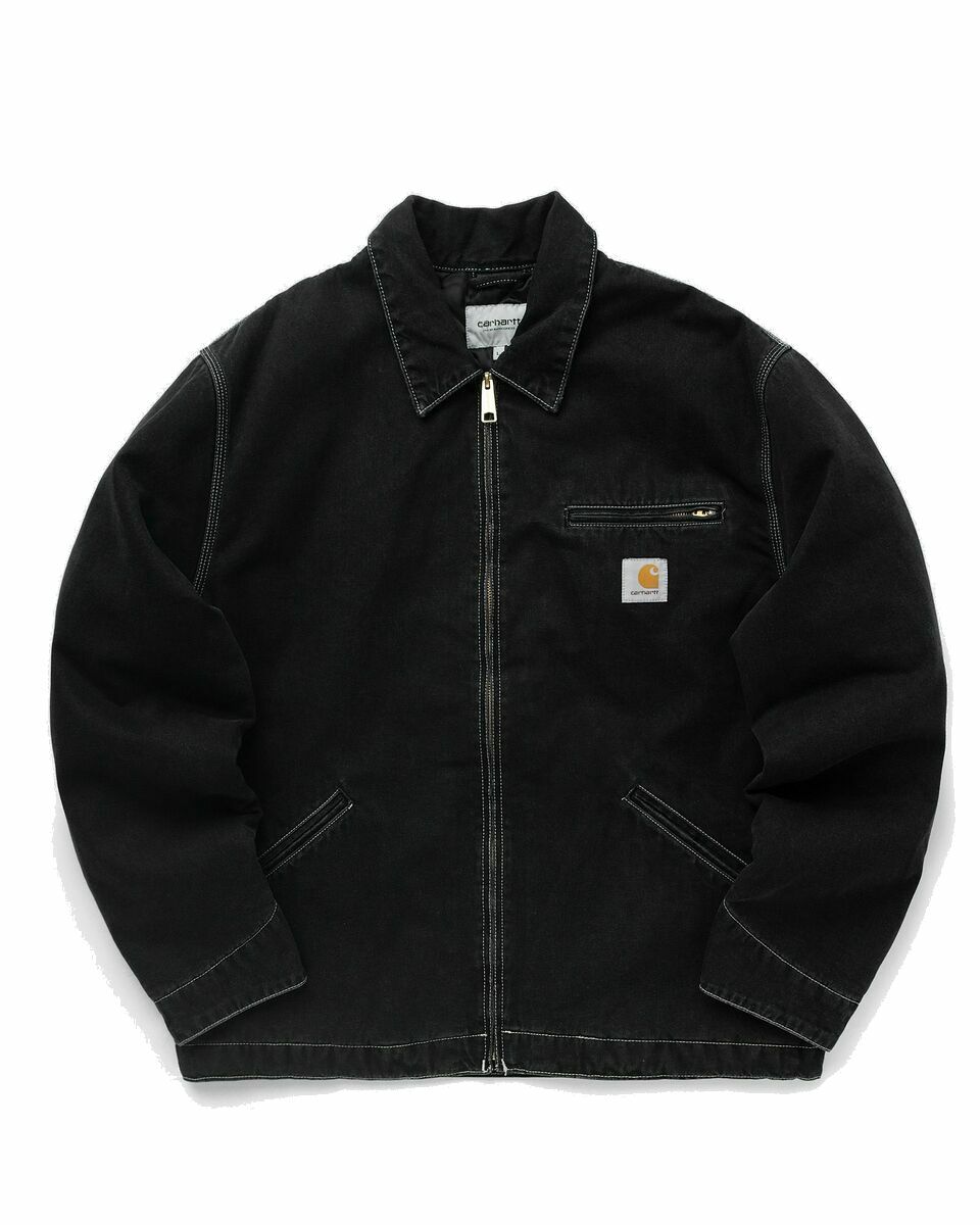 Photo: Carhartt Wip Og Detroit Jacket Black - Mens - Denim Jackets