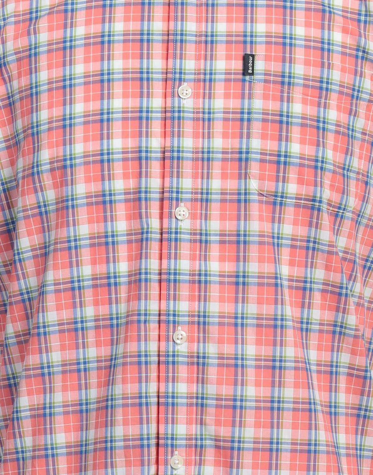 Barbour Mens Shirt Coral