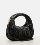 Miu Miu Wander Mini matelassé leather tote bag