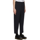 Comme des Garcons Homme Deux Navy Oxford Yarn Trousers