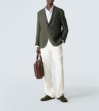 Rubinacci Single-breasted linen blazer