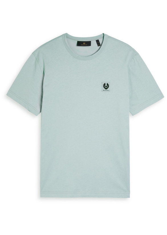 Photo: Belstaff Logo Cotton T-shirt Light Blue