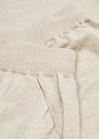 John Smedley Henning Wool Sweatpants Beige