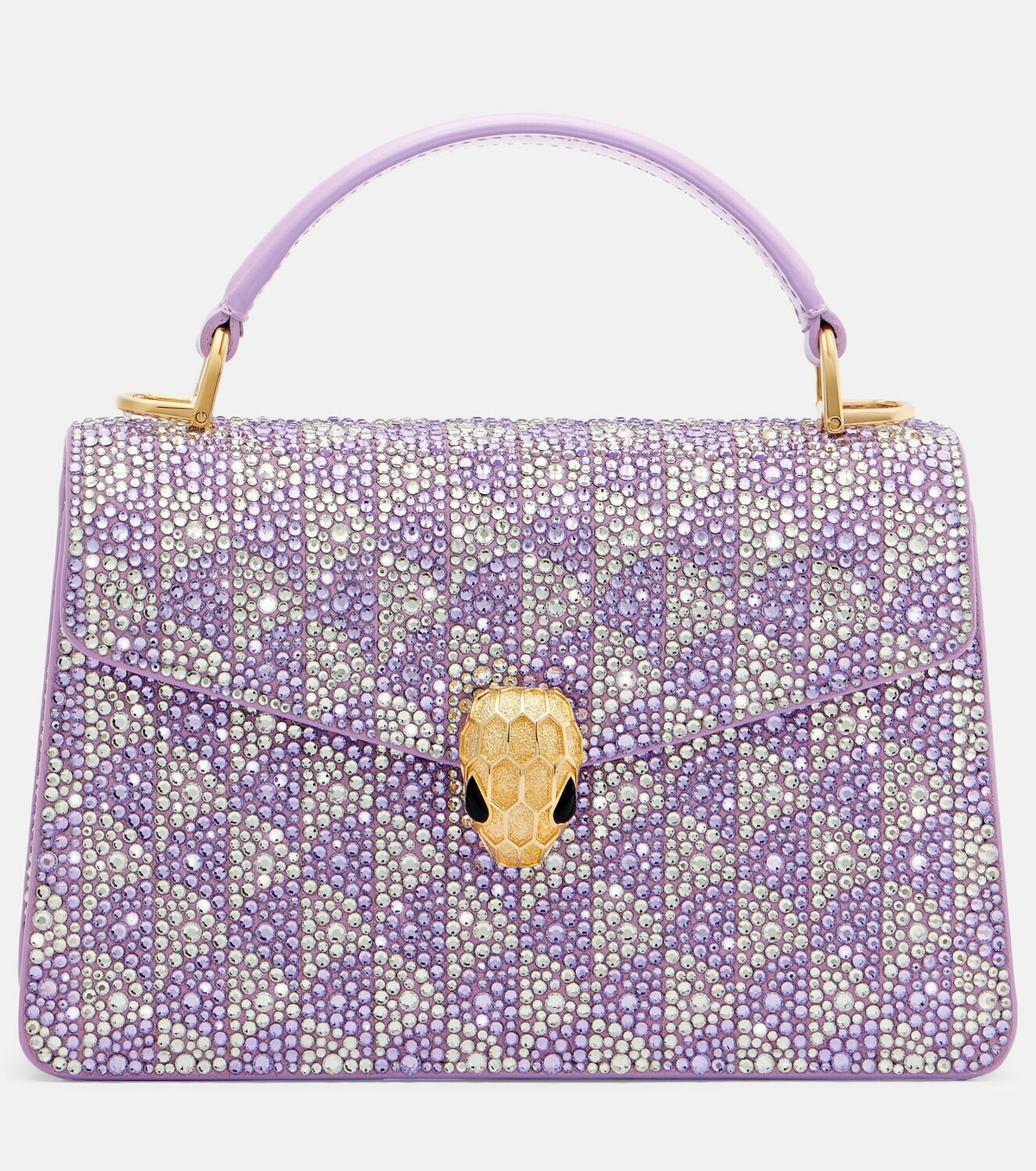 Bvlgari Serpenti Forever Mini leather top-handle bag