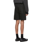 A-Cold-Wall* Black Quilted Puffer Shorts
