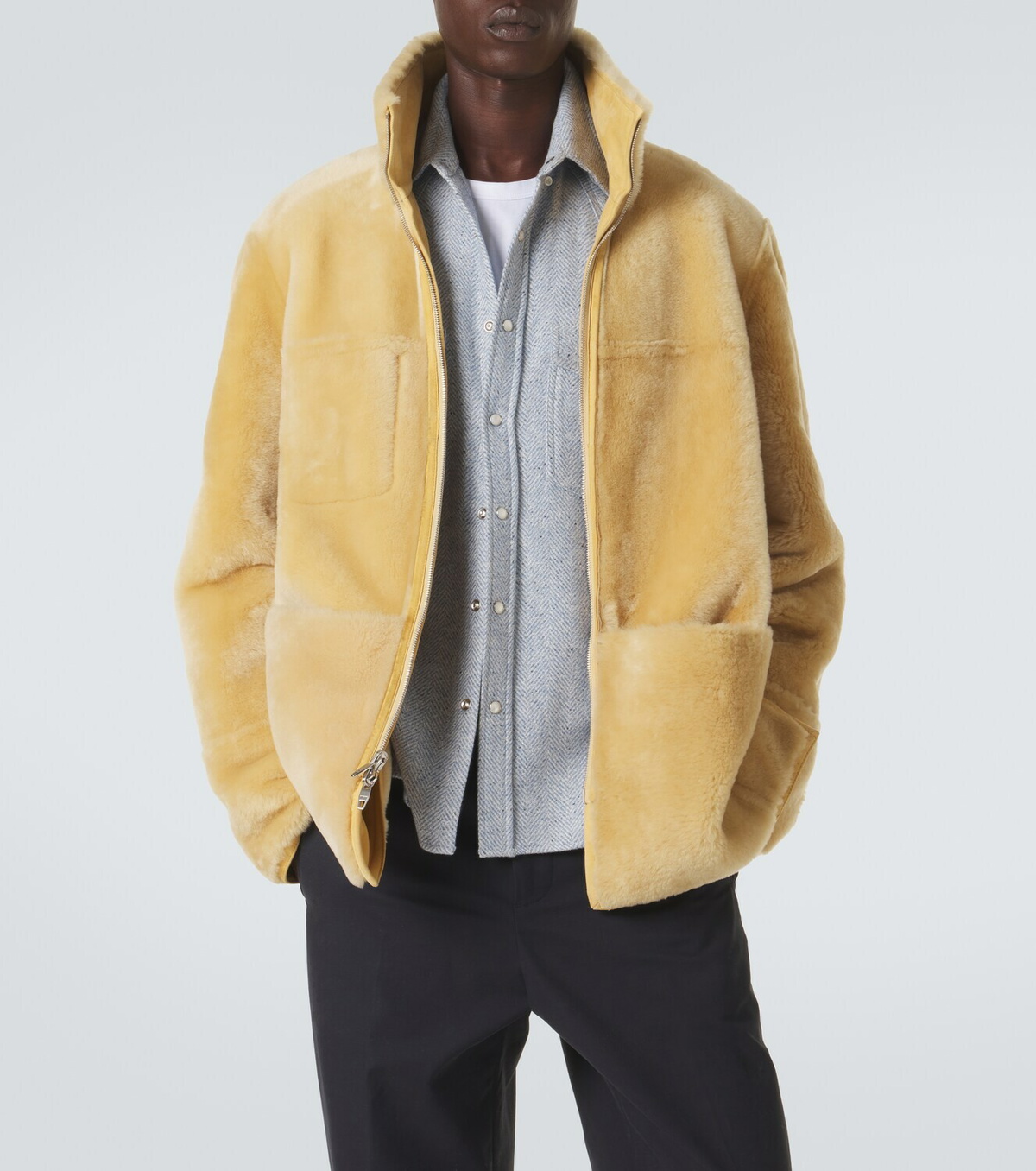 Umit Benan Bruno reversible leather jacket