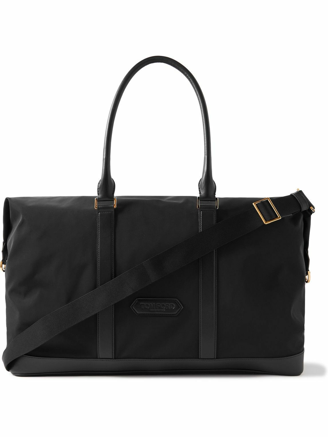 TOM FORD - Leather-Trimmed Recycled-Nylon Weekend Bag TOM FORD