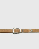 Western Suede Silver Belt