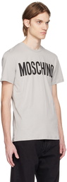 Moschino Gray Printed T-Shirt