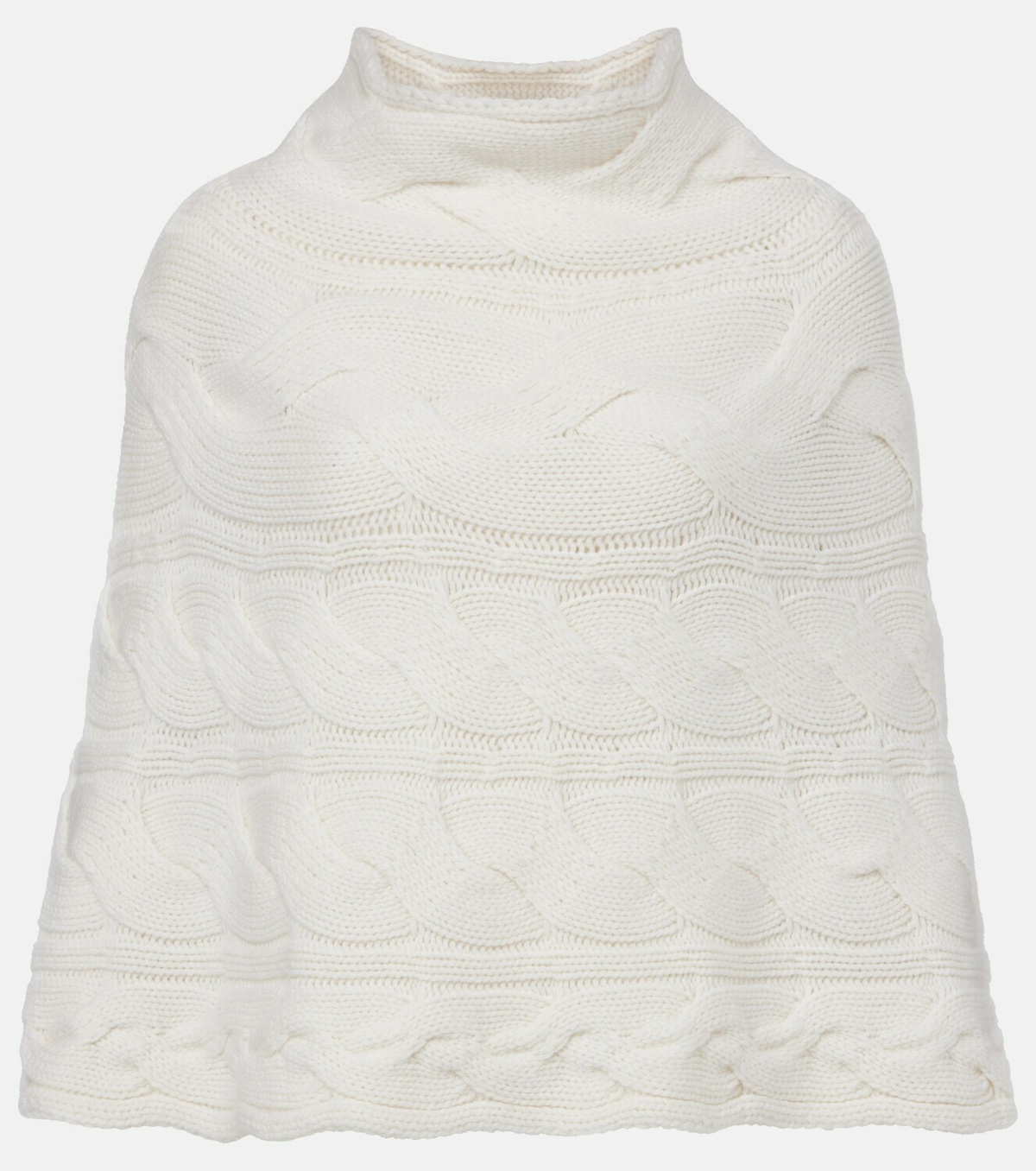 Lisa Yang Evanna cable-knit cashmere cape
