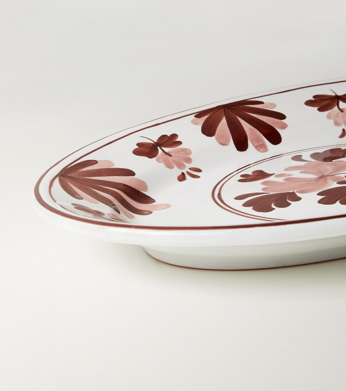 Cabana Blossom ceramic platter