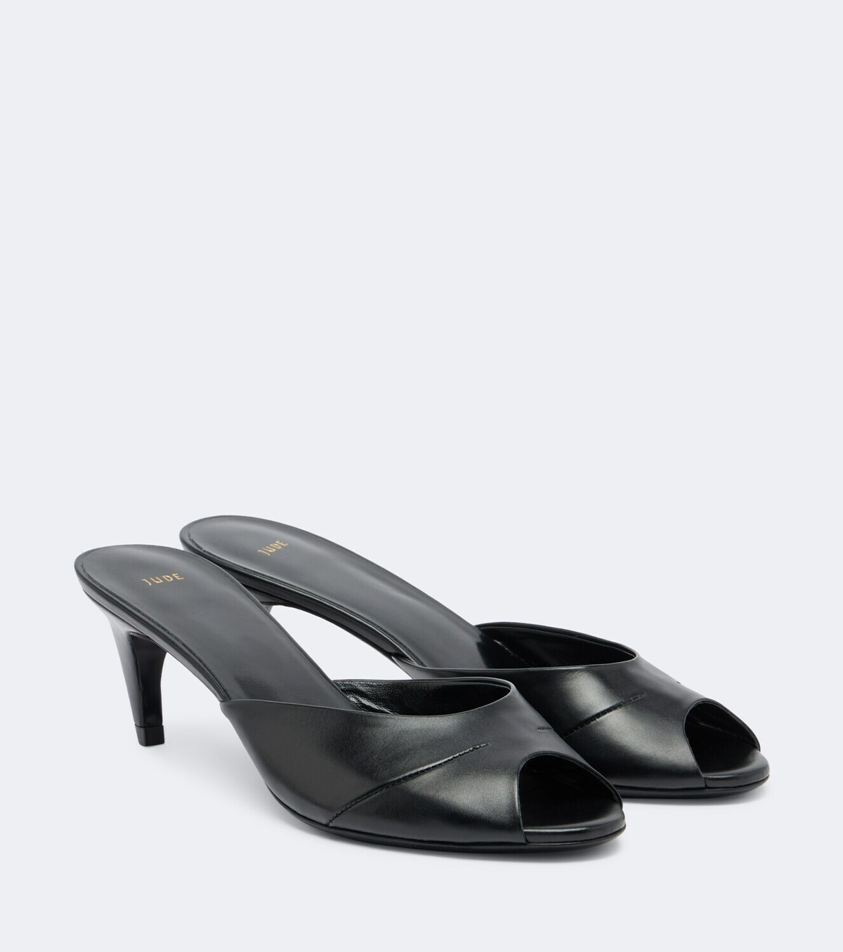 JUDE Cave leather mules