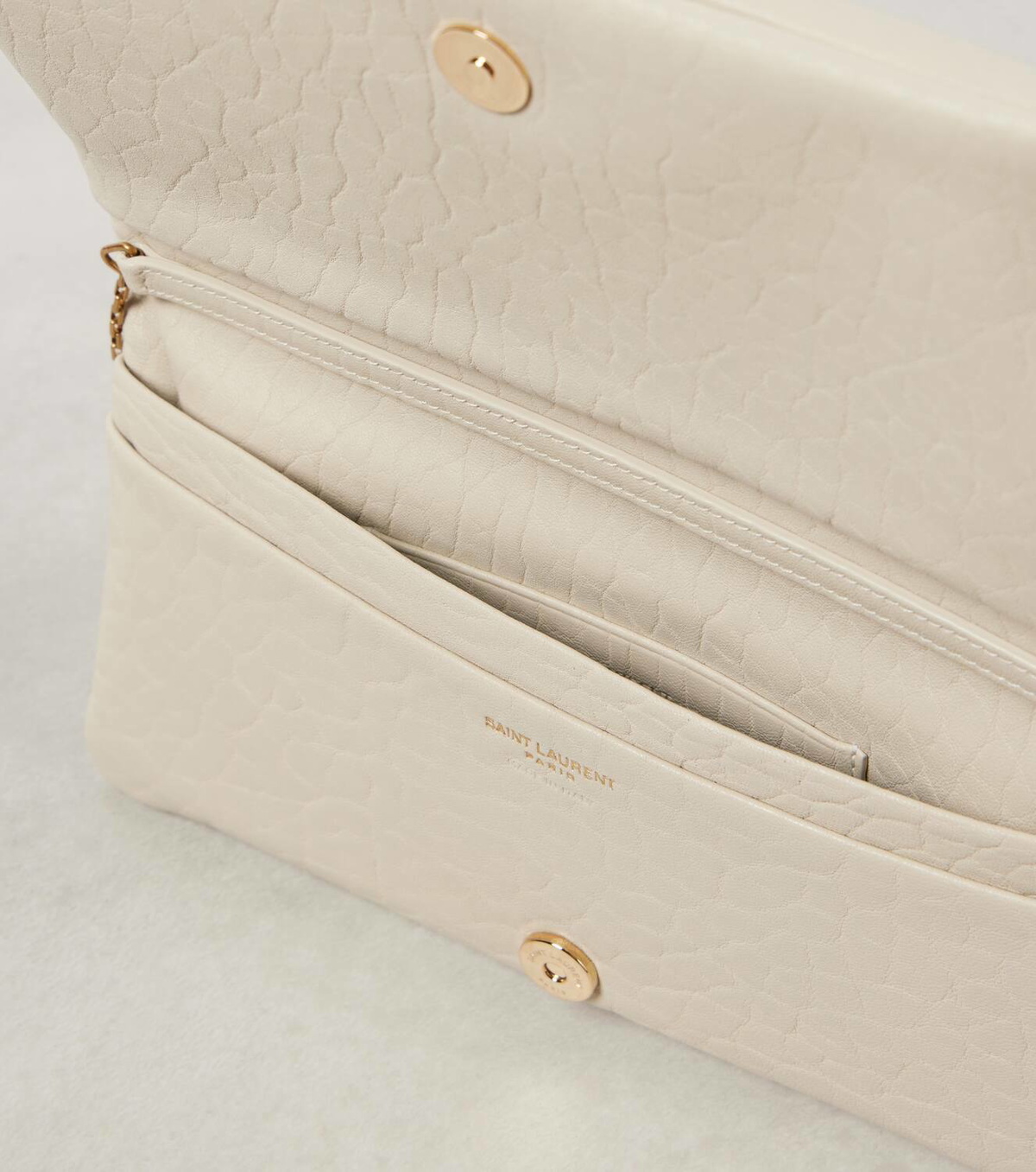 Saint Laurent Calypso Mini leather wallet on chain Saint Laurent
